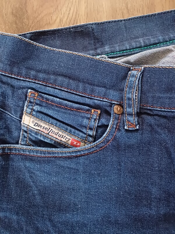 Elbląg Jeansy damskie DIESEL rozmiar W 28 L 32 stan doskonały, low waist