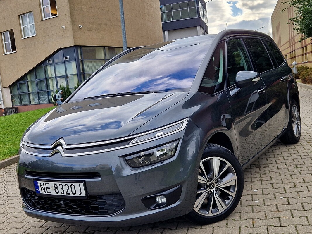 Elbląg Citroen C4 Grand Picasso Rok 2014Silnik 1.6Benz-7Foteli Kamery 360 Klimatronic NAVI