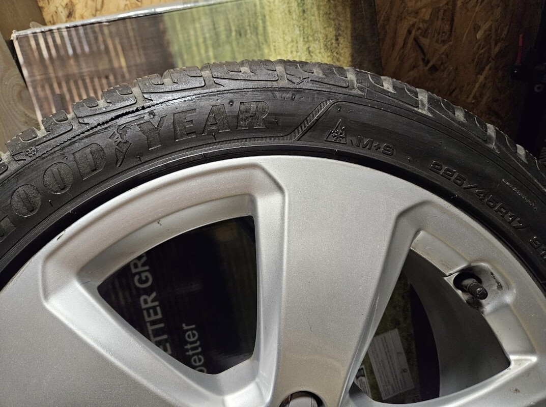 Elbląg Felgi aluminiowe wraz z oponami zimowymi