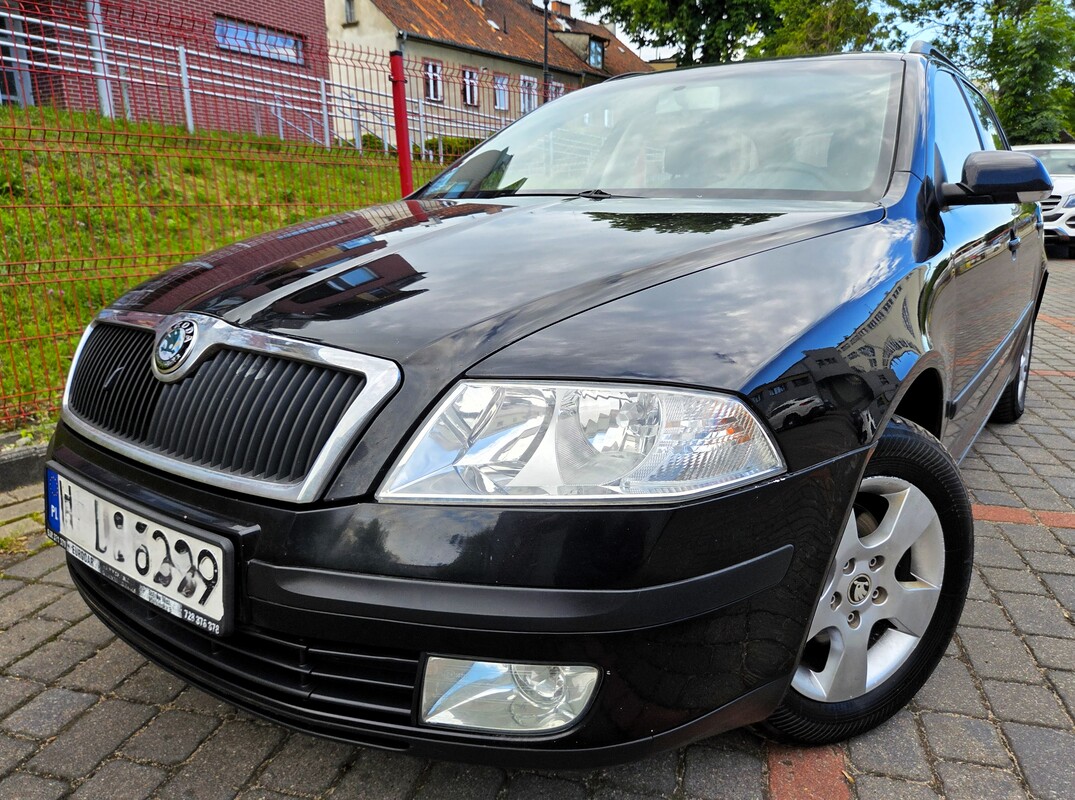 Elbląg 🚗 Skoda Octavia II 1.6 Benzyna 102KM 2005 — Zadbane Rodzinne Autko z GAZEM do 2035 r. ! Komfort,