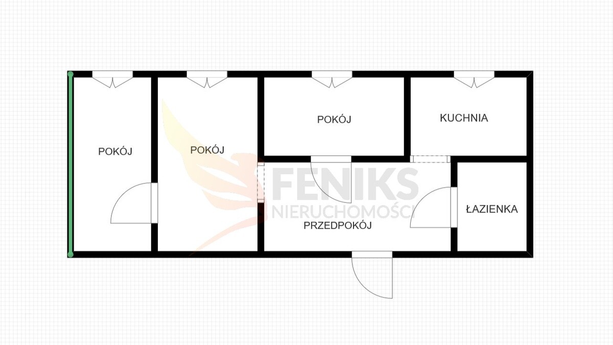 Elbląg FENIKS NIERUCHOMOŚCIPOLECA:MIESZKANIE 3 POKOJOWE UL. CZERNIAKOWSKACENA 349.000 ZŁ POWIERZCHNIA 43,8 M23 POKOJE