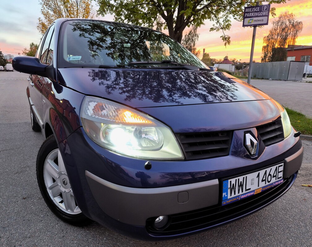 Elbląg Renault Grand Scenic 2.0 Gaz Sekwencja 130KM 2006Rok Bardzo Dobry Stan 7-Mio Osobowy-Wspomaganie Kierownicy