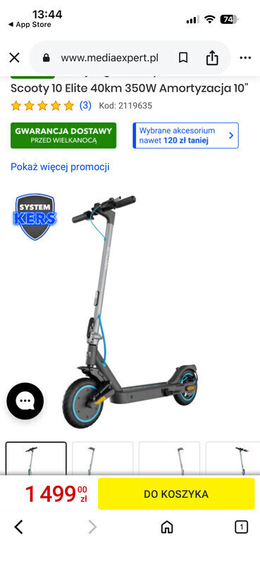 Elbląg Hulajnoga motus