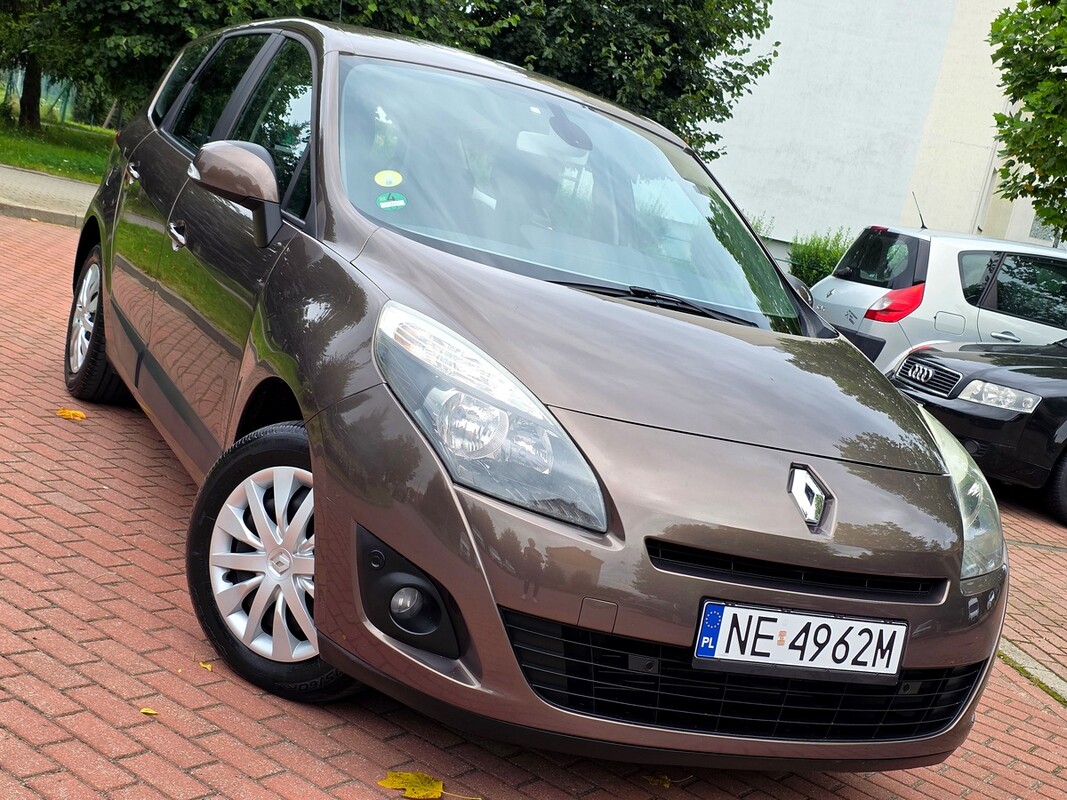 Elbląg Renault Grand Scenic1.6 16V 110KM -Klimatronic-Hak-Tempomat-grzane fotele -PEŁNA DOKUMENTACJA