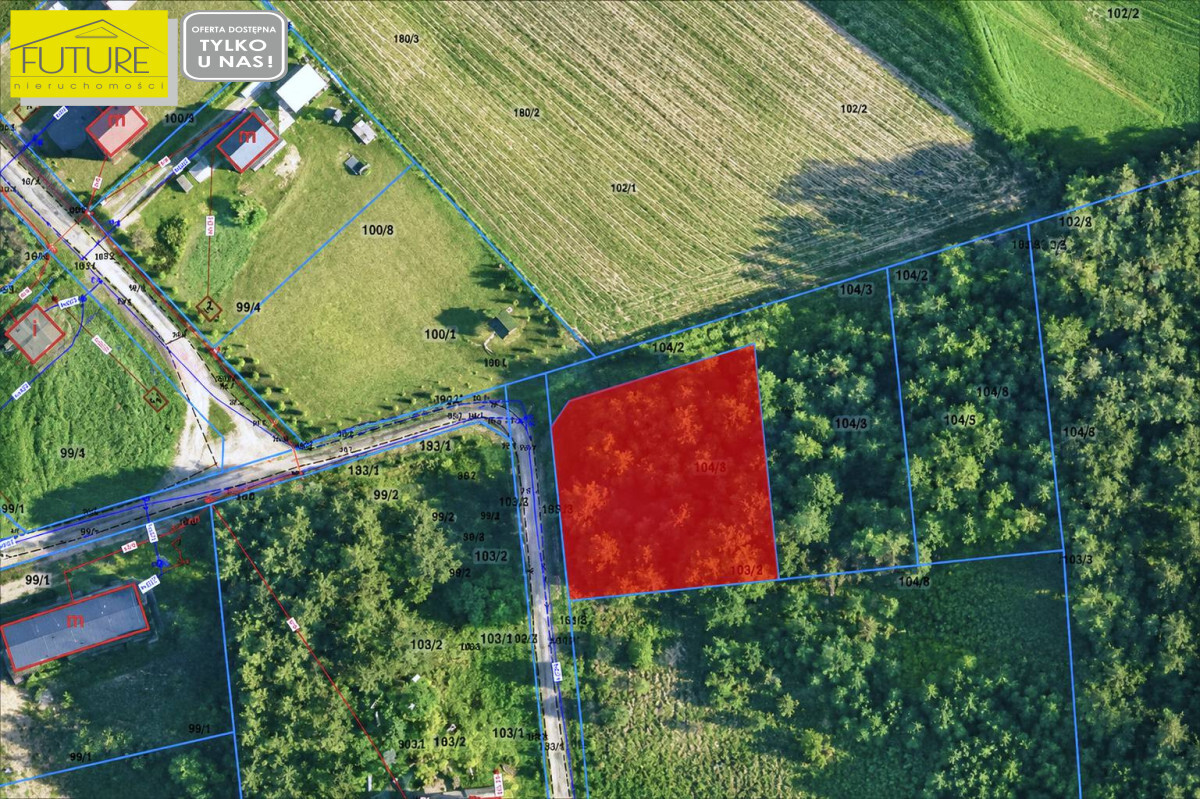 Elbląg FUTURE NIERUCHOMOŚCISprzedam działkę - Wycinki PIĘKNIE POŁOŻONA DZIAŁKABLISKO JEZIORA