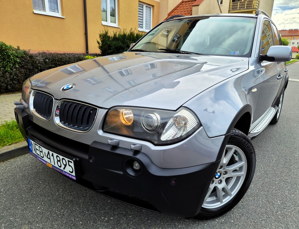 Elbląg BMW X3 2.0Diesel 150KM 2006Rok Bardzo Dobry Stan Napęd 4X4-Wspomaganie Kierownicy Hak Czujniki Parkowania