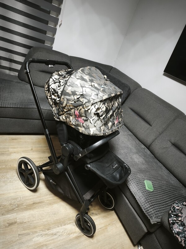 Elbląg Wózek 2w1 CYBEX Prime butterfly stan dobry
