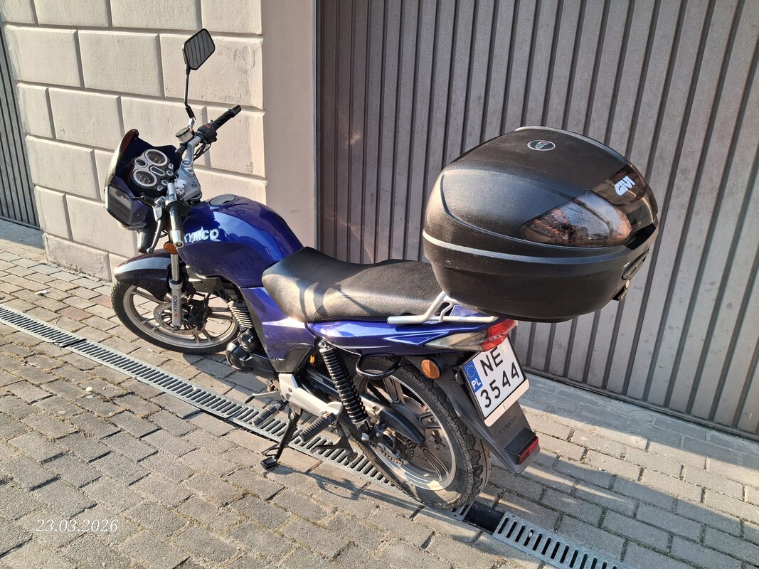 Elbląg 🏍️ Sprzedam Motocykl Kymco Pulsar 125 – kufer Givi, nowy napęd!