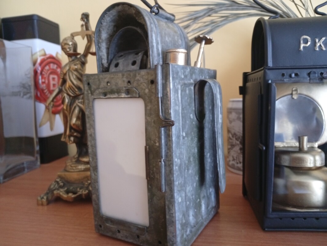 Elbląg Sprzedam 4 lampy konduktorskie PKP po renowacji atrakcyjny wygląd do kolekcji lub wystroju wnętrza zabytki PRL