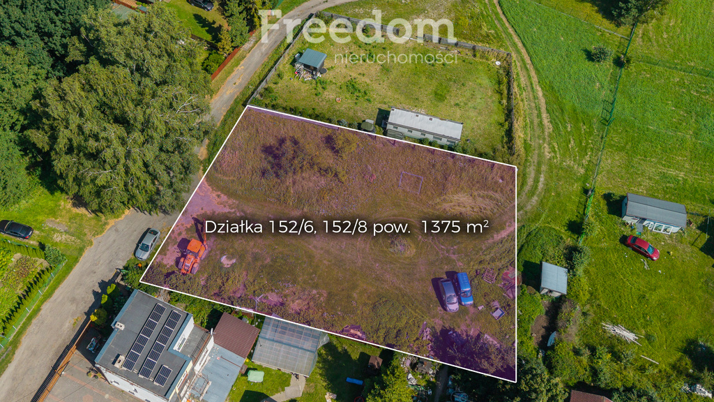 Elbląg FREEDOM NIERUCHOMOŚCISprzedam działkę - Junoszyno, Klonowa. Dwie działki, obie przeznaczone pod jeden domek