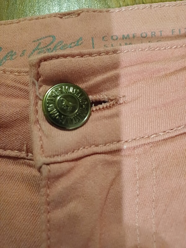 Elbląg Spodnie damskie MUSTANG rozmiar 38,na wiosnę, cieńszy materiał, ładny brzoskwiniowy kolor, stan idealny