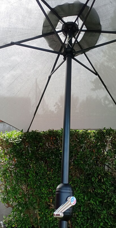 Elbląg Odsprzedam nowy parasol przeciwsłoneczny w kolorze Antracyt(ciemny odcień szarości) wymiar fi 270 wys ok 240