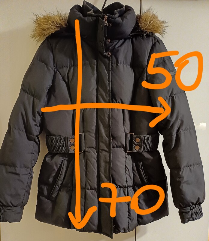 Elbląg NOWA kurtka ESPRIT rozmiar z metki 40 ale pasuje bardziej na 38,puch naturalny, ciepła, lekka, wygodna, ciemny