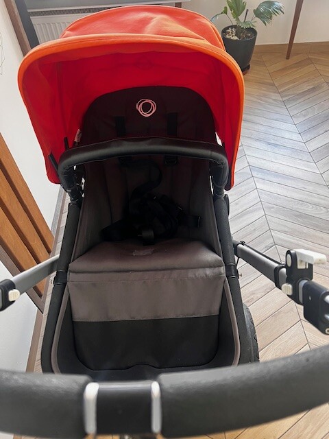 Elbląg Używany wózek głęboko-spacerowy Bugaboo plus uchwyty do fotelika maxi cosi. Tylko odbiór osobisty.