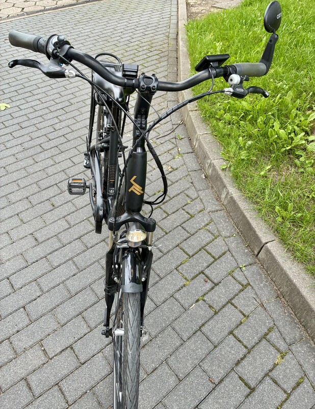Elbląg Sprzedam rower elektryczny Leader Fox Latona, koła 26” , rama 16,5” , czarny mat. Zadbany,