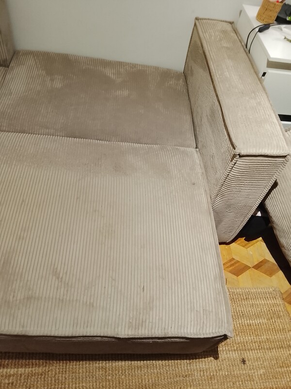 Elbląg Rozkładany narożnik z funkcją spania - prawy lub lewy - bez skręcania. Praktycznie nieużywany. Stał długo