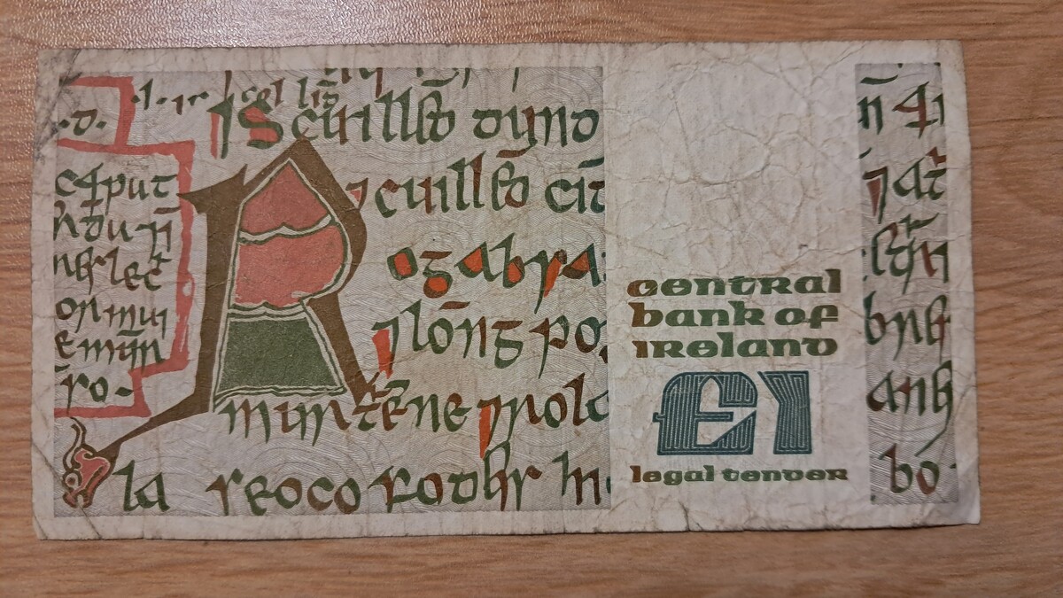 Elbląg Banknot 1 Funt Irlandia 1988 – Królowa Medb / Pismo Celtyckie
Na sprzedaż oryginalny, wycofany z obiegu