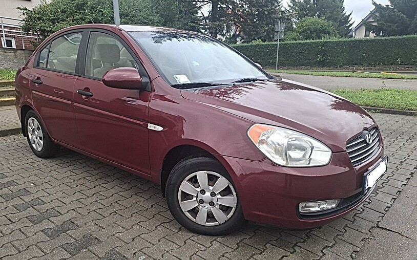 Elbląg HYUNDAI ACCENT1.4 Benzyna2009 Rok Klimatyzacja Sprawna Serwisowany do końca