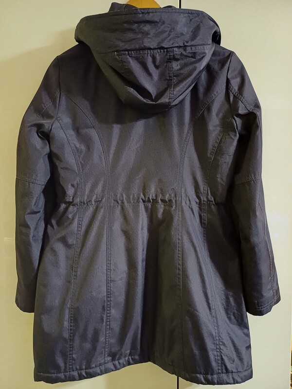 Elbląg Kurtka zimowa damska Jessica Simpson kolor granatowy rozmiar 38 ściągacz z otwoem na kciuk stan bardzo dobry