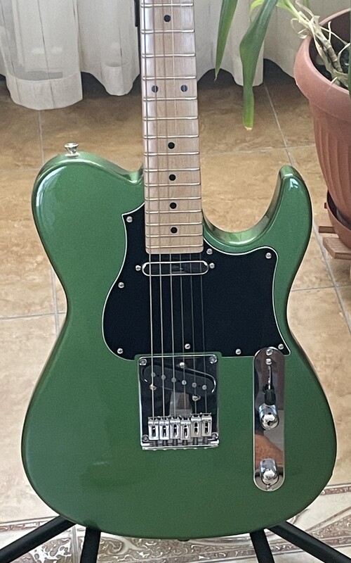 Elbląg Piękny Telecaster FGN – japońska precyzja, wyjątkowy kolor, blokowane klucze Gotoh! Mieszkam w Pasłęku