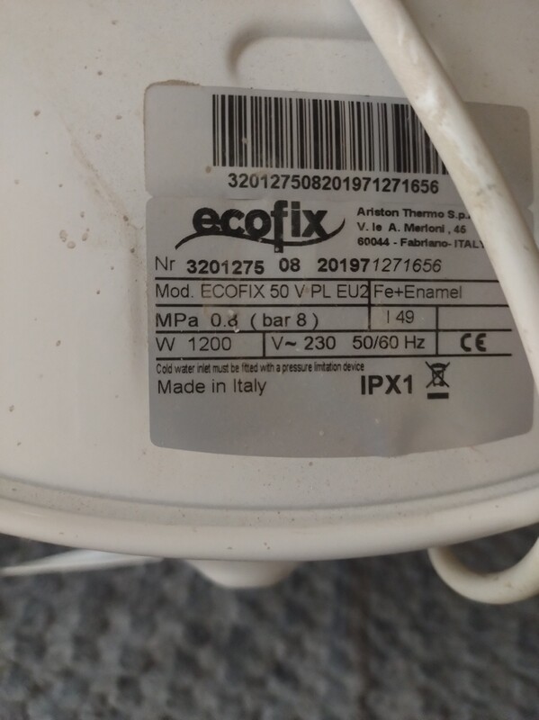 Elbląg Sprzedam bojler 50 litrowy cena do negocjacji