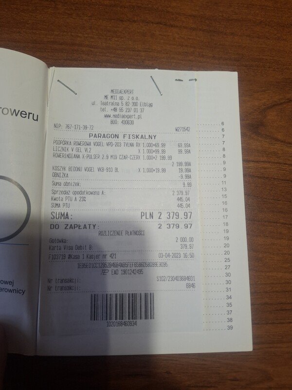 Elbląg Rower górski MTB INDIANA X-Pulser 2.9 M21męski Czarno-czerwony stan b. dobry. Do negocjacji.