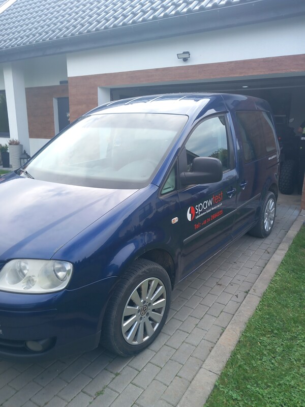 Elbląg Vw Caddy 1.9 tdi rok 2007 pięcio osobowy. El szyby ele lusterka hak kola zimowe. Oplaty ważne do Lutego 2027r