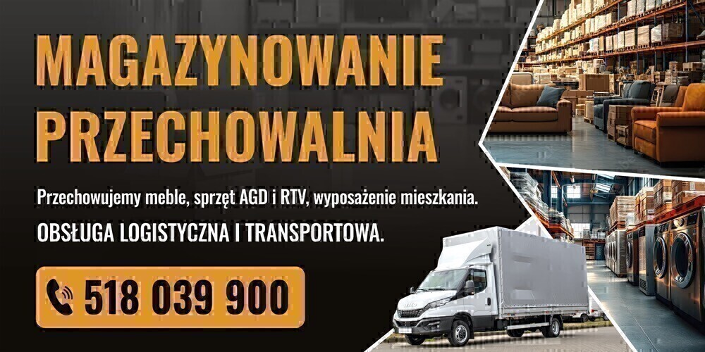 Elbląg MAGAZYNOWANIE PRZECHOWALNIA Przechowujemy meble, sprzęt AGD i RTV, wyposażenie mieszkania. Obsługa logistyczna