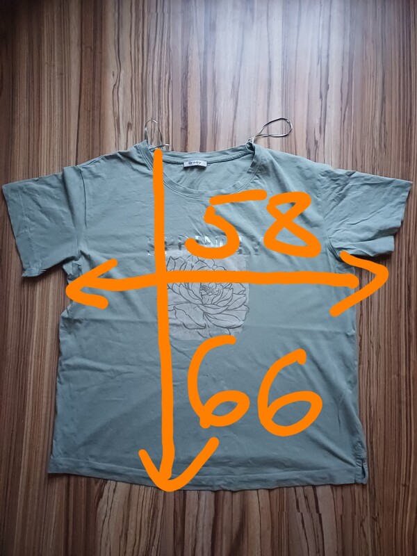 Elbląg 2x Bluzki bawełniane (zielona Orsay) rozmiar XXL stan idealny 20 zł sztuka