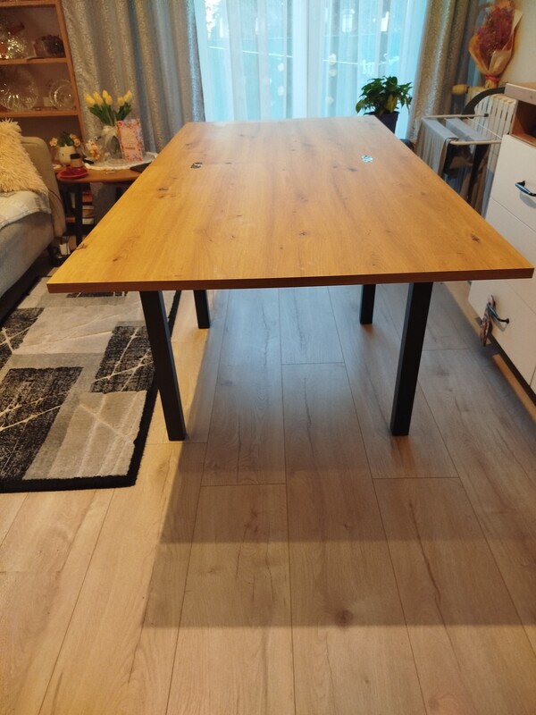 Elbląg Sprzedam stół dąb Artian 80x80 po rozłożeniu 80x160