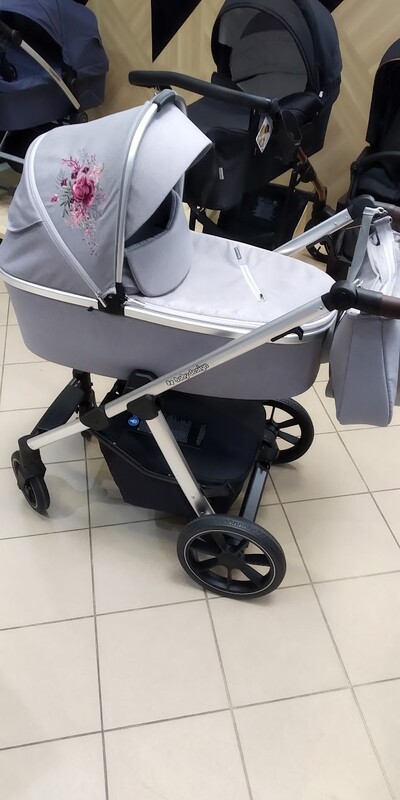 Elbląg Sprzedam wózek dziecięcy 3w1 Baby Design Bueno szary, wózek w dobrym stanie ze wszystkimi akcesoriami, mało
