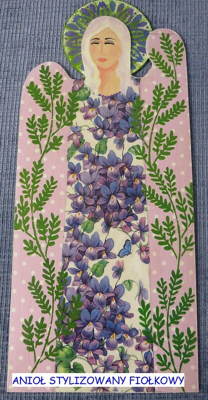 Elbląg Nie masz pomysłu na prezent? Może obdarujesz kogoś moim Aniołem? Wykonany na sklejce, pomalowany farbą akrylowa