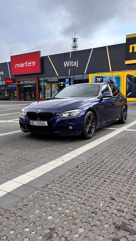 Elbląg BMW 3 F30 • 2017 • 2.0 Benzyna 184 KM • M‑Pakiet • AutomatStan bardzo dobry –