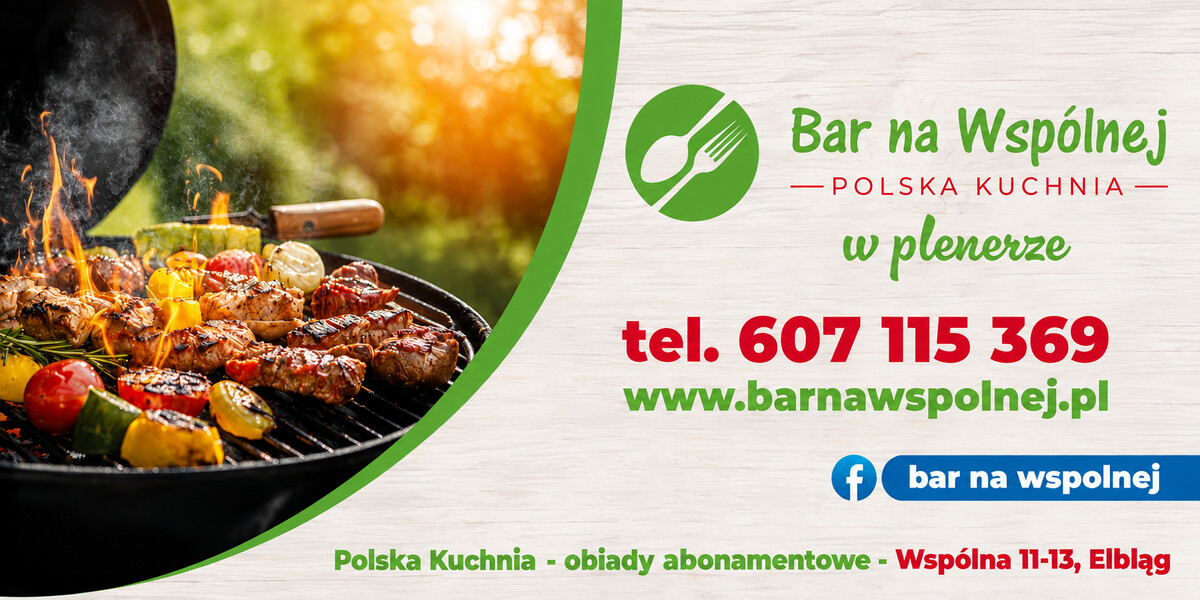 Elbląg GDZIE ZJESZ NAJSMACZNIEJSZĄ KIEŁBASĘ Z GRILLA? No przecież wiadomo! W BARZE NA WSPÓLNEJ W PLENERZE!Kiełbasa