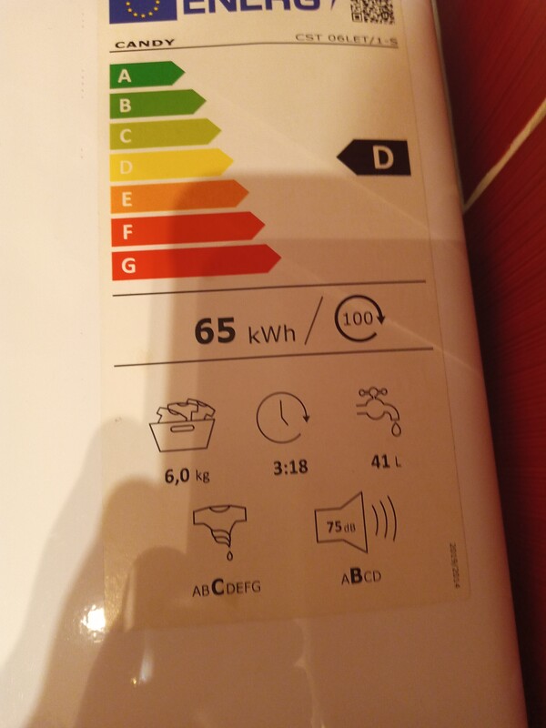 Elbląg Sprzedam pralkę Candy Smart zakupioną w 2024 roku październik pralka w bardzo dobrym stanie technicznym i