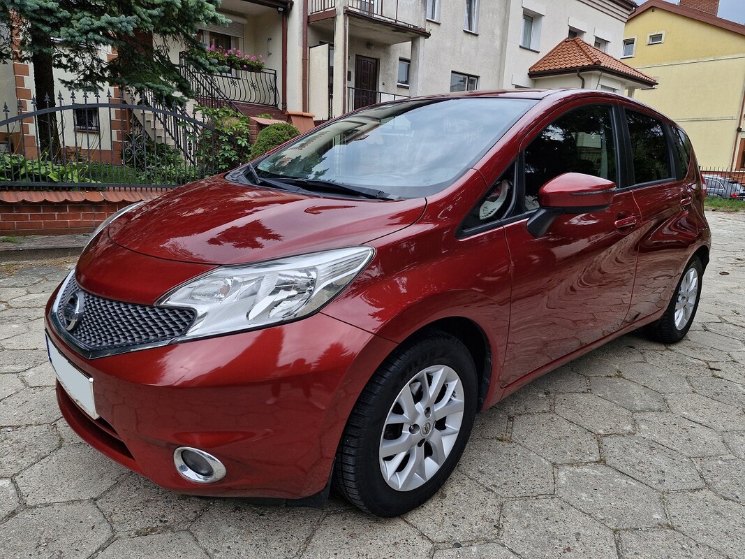 Elbląg Nissan Note1.2 Benzyna2014Klimatronik129 tys kmKupiony w Polskim Salonie