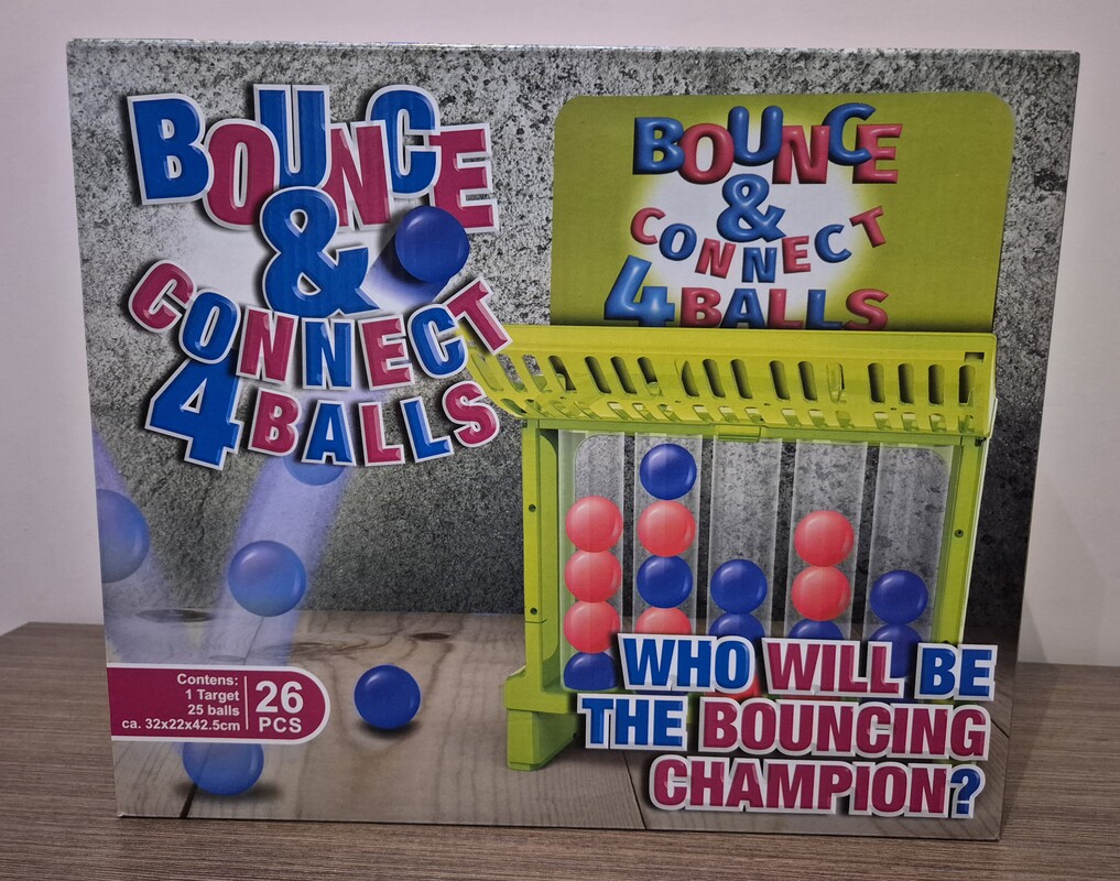 Elbląg Grę zręcznościowa Bounce & Connect 4 Balls.
Gra, która zapewnia rozwój koordynacji ruchowej, polega na