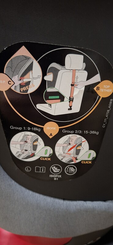 Elbląg Sprzedam fotelik samochodowy, wymaga odświeżenia