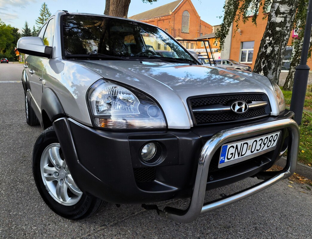Elbląg HYUNDAY TUCSON 4X4 2,0CRDI 140km Bogata Wersja Wyposażenia 2008Rok-4x Elektryczne Szyby Abs Radio Nawigacja