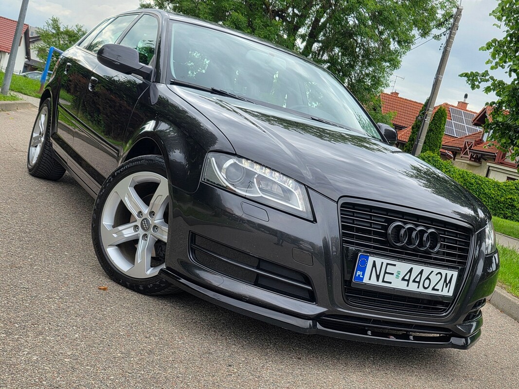 Elbląg Audi A3Silnik :BenzynaFULL Led Bi-xenon NAVI PDCOpłacony-ZarejestrowanyRok produkcji 2012