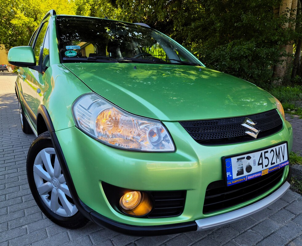 Elbląg Suzuki SX4 Lift 1,6Benzyna 110KM Dobra Wersja Wyposażenia 2009Rok-Klimatyzacja Poduszki Powietrzne Wspomaganie