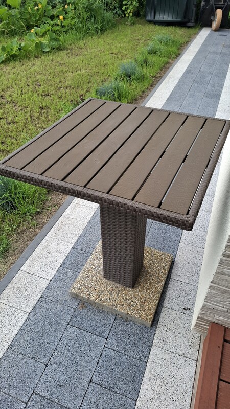 Elbląg Stolik ogrodowy, wymiary 60×60cm, wysokość 75 cm