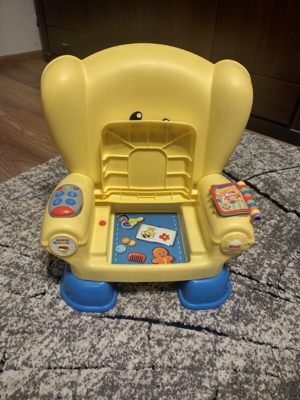 Elbląg Sprzedam krzesełko interaktywne Fisher Price. Wszystko działa, gra i śpiewa.
Tylko odbiór osobisty.
Cena 70 zł