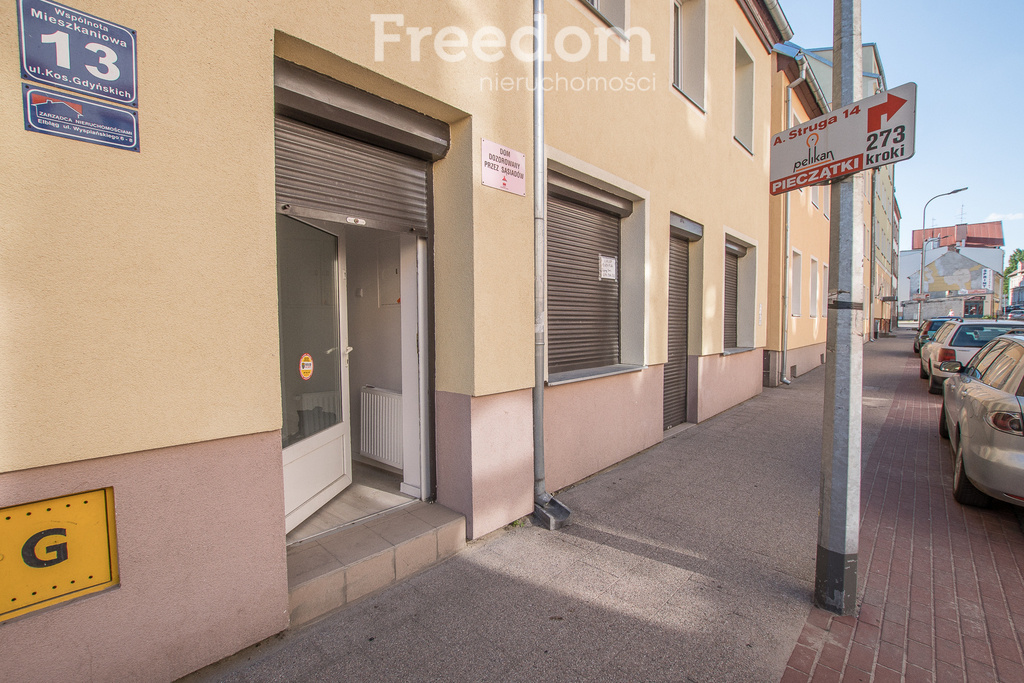 Elbląg FREEDOM NIERUCHOMOŚCIWynajmę lokal użytkowy - Elbląg, Kosynierów Gdyńskich. Ten kompaktowy lokal 10m² w