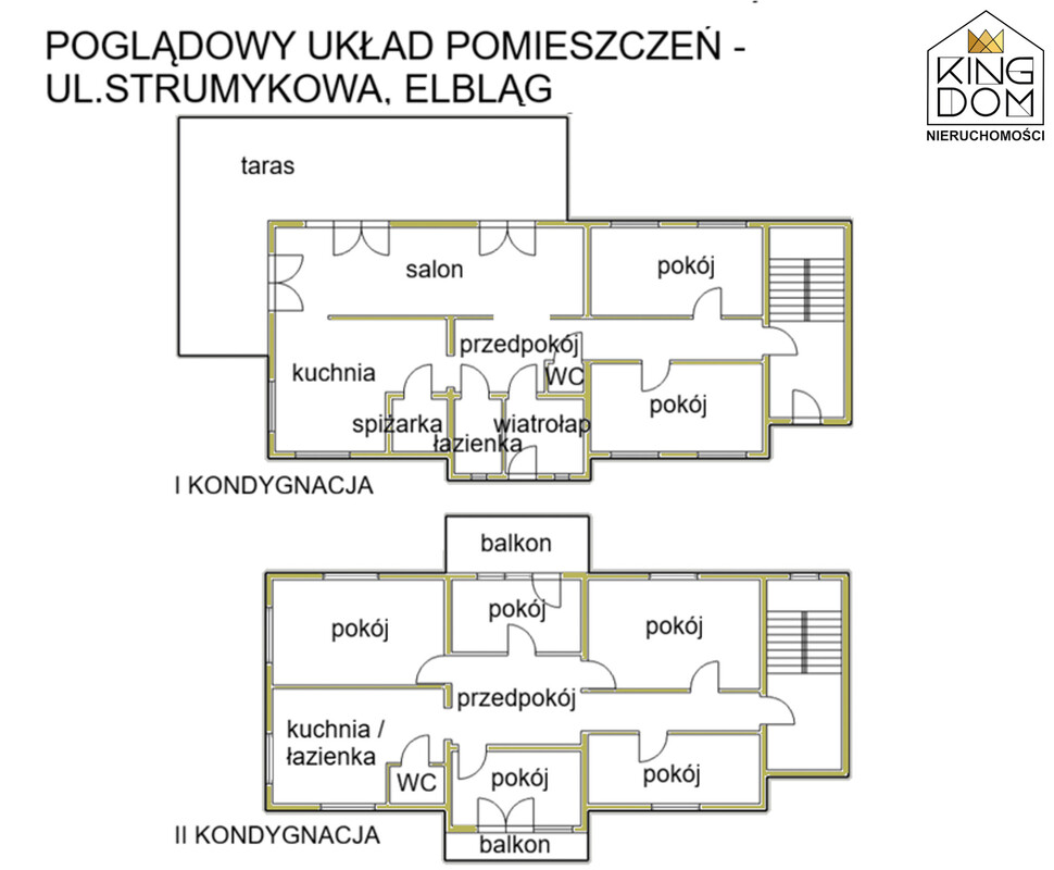 Elbląg KINGDOM NIERUCHOMOŚCI BLISKO CIEBIEWOLNOSTOJĄCY DOM Z GARAŻEM DWUSTANOWISKOWYM I WIATĄZ MOŻLIWOŚCIĄ ARANŻACJI
