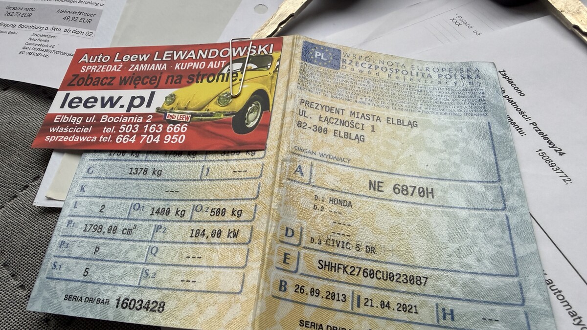 Elbląg Auto Leew LEWANDOWSKI