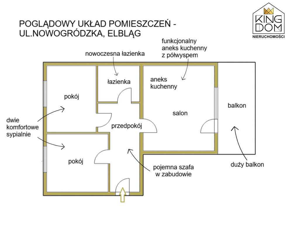 Elbląg 👑🏠 KINGDOM 🏠👑NIERUCHOMOŚCI BLISKO CIEBIE NA SPRZEDAŻ