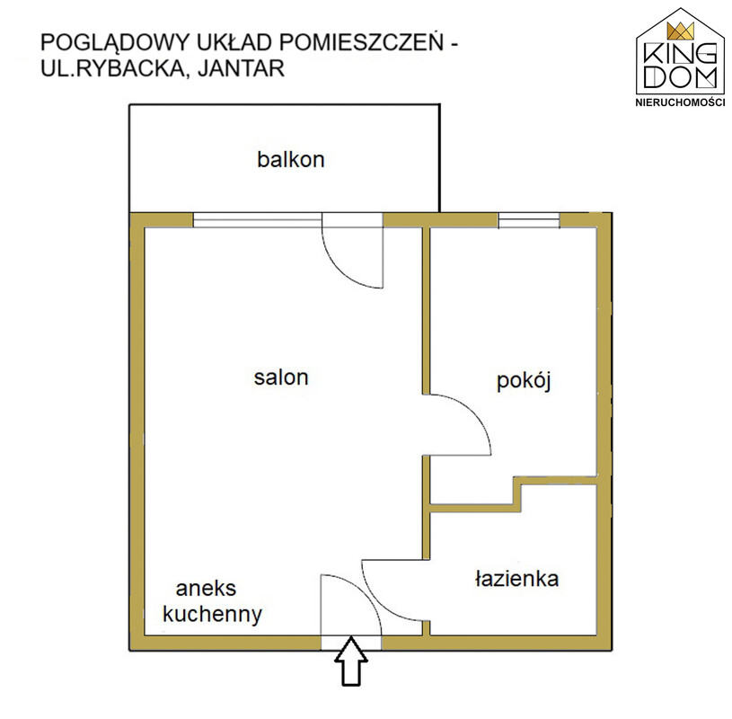 Elbląg 👑🏠 KINGDOM 🏠👑NIERUCHOMOŚCI BLISKO CIEBIE 2-POKOJOWY