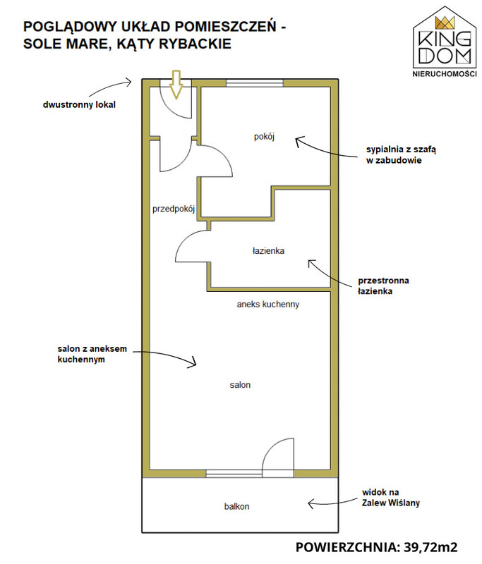 Elbląg 👑🏠 KINGDOM 🏠👑NIERUCHOMOŚCI BLISKO CIEBIE KLIMATYZOWANY