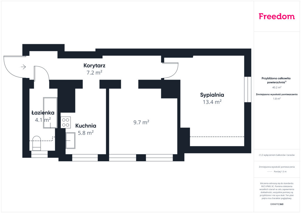 Elbląg FREEDOM NIERUCHOMOŚCISprzedam mieszkanie - Elbląg, Topolowa. Komfortowe 2-pokojowe mieszkanie po